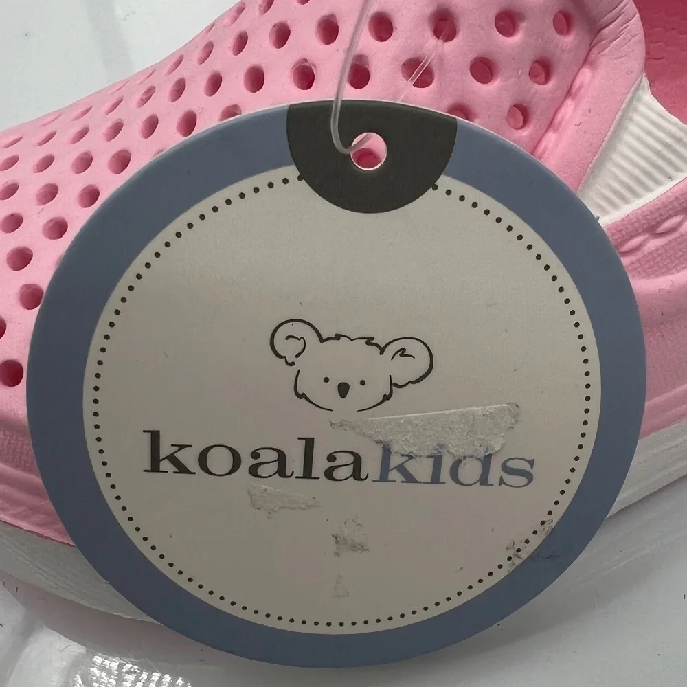 NWT Koala Kids Pink Slip On Water Shoes Size 7 Toddler Girl's